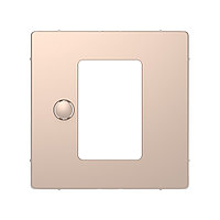 Центральная накладка MERTEN MTN5775-6051 D-Life для сенсорного термостата шампань