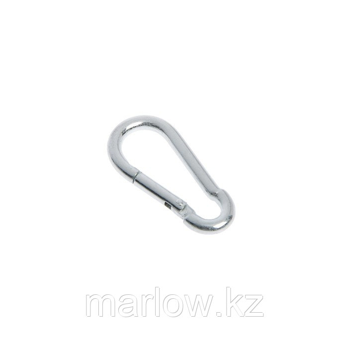 Карабин пожарный DIN 5299С, 5х50 мм, цинк, в упаковке 1200 шт.