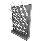 Сушилка для лабораторной посуды Stegler SL-27 (полипропилен, 27 мест, 400×555×110 мм), фото 5