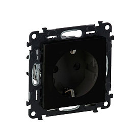 Розетка 2К+З Legrand Valena Life 16А 250В беттерден. пан. бұранда жоқ.қысқыш антрацит