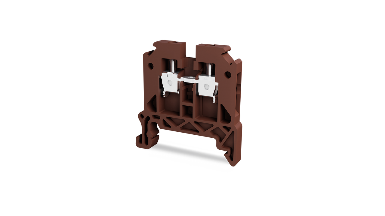 TBL 2,5 клемма проходная 2,5 мм2 (коричневая)