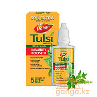 Капли Тулси для иммунитета (Tulsi drops immunity booster DABUR), 30 мл