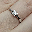 Серт. IGI Золотое кольцо 17 р с бриллиантом 0,31Ct SI2/I, EX, фото 7