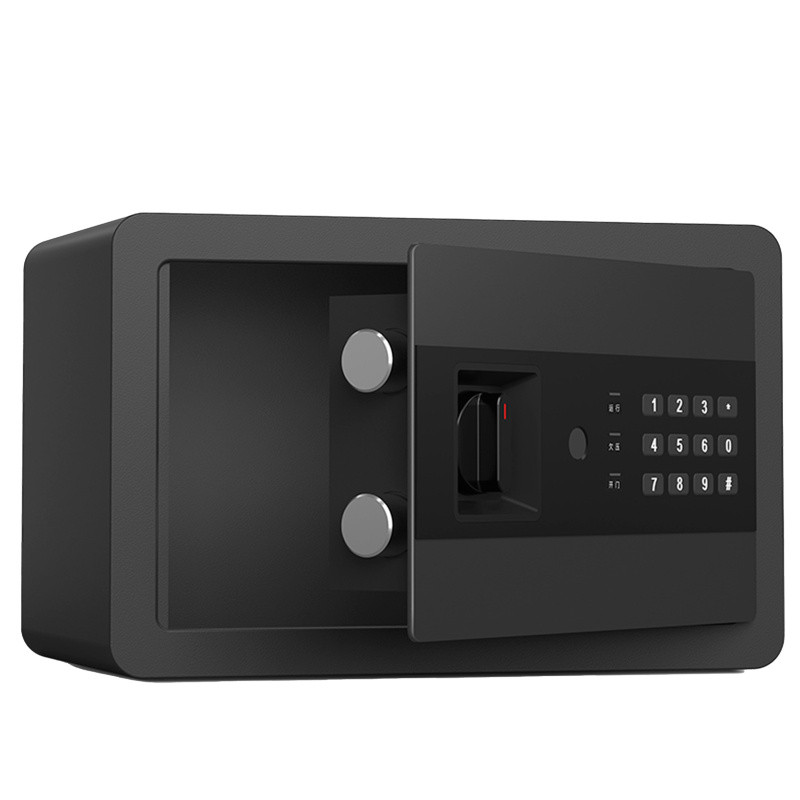 Сейф DELI "AE209" электронный замок + ключ, 310х200х200 мм, 4.7 кг, черный