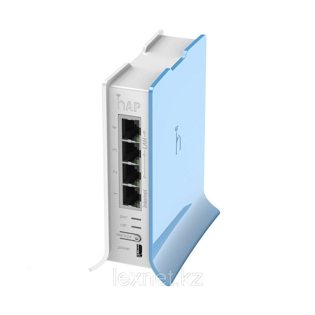 Беспроводной маршрутизатор, MikroTik, RB941-2nD-TC, hAP lite, 4xLAN, 802.11b/g/n, N300, 2.4 GHz, RouterOS, tower case, -20°C to 60