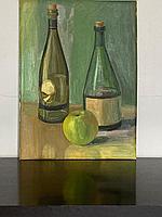 Натюрморт "Зеленое яблоко"