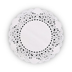 Салфетка для торта, бумажная, ажурная, 10 см