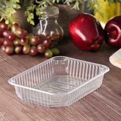 Контейнер пластиковый одноразовый «Юпласт», 500 мл, 18,6×13,2×3,3 см, прозрачный