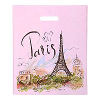 Пакет "Матье", полиэтиленовый с вырубной ручкой, 36х43 см, 35 мкм