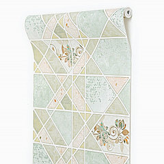 Обои бумажные влагостойкие, Коллаж 1307-6, 0.53×10.05 м