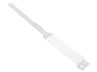 Браслет белый для взрослых, идентификационный