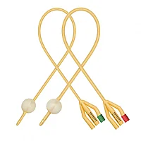 Катетер Фолея 3-х ходовой, с силиконовым покрытием, р.22FR однократного применения стерильный