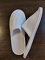 Тапочки одноразовые велюровые ЛЮКС подошва 6 мм длина 29 см