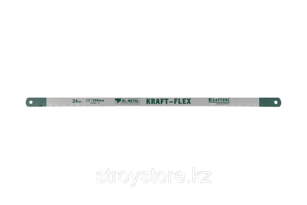 Полотно биметаллическое гибкое по металлу, KRAFTOOL  Alligator-24 24 TPI, 300 мм