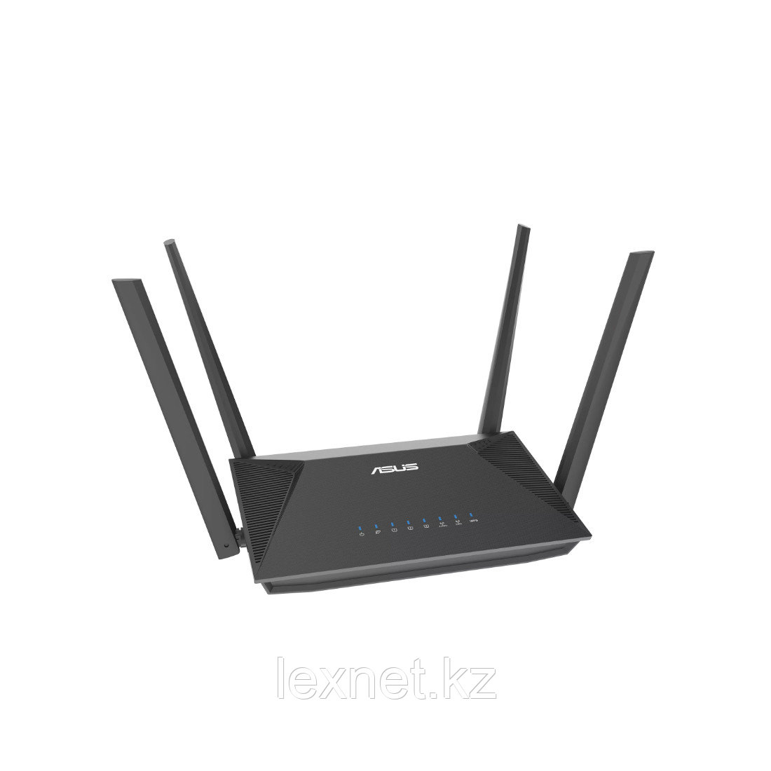 Маршрутизатор с беспроводной точкой доступа, ASUS, RT-AX52, 2.4GHz/5GHz, 802.11a/b/g/n/ac/ax, AX1800, 1 порт 10/100/1000M WAN, 3 п