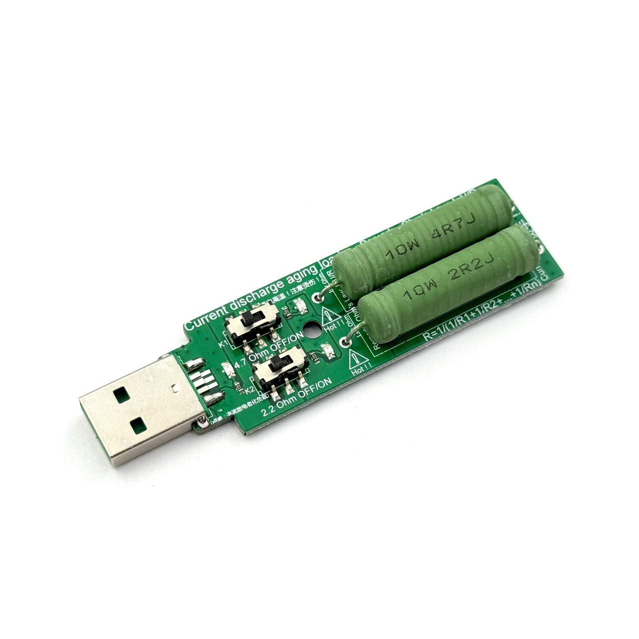 USB-нагрузка (2 резистора по 10 Вт) | 5 В, 1-2-3А: продажа, цена в ...