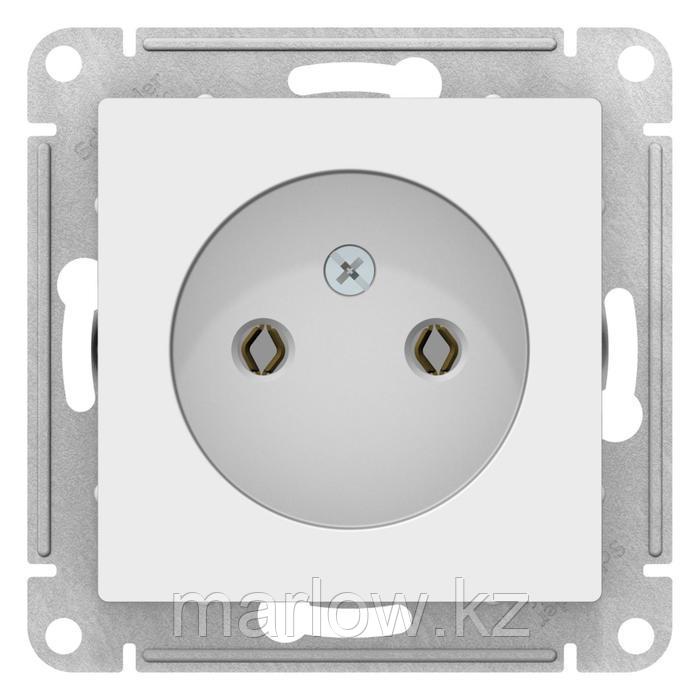 Розетка SE ATLASDESIGN, 16 А, 250 В, встраиваемая, без з/к, IP20, белая, ATN000141