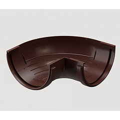 Угловой элемент желоба Döcke STANDARD, Коричневый, 120мм * 90˚