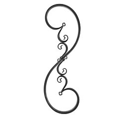 Балясина БП-15 металлическая для лестницы 245×720 мм