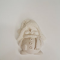 Разные фигурки 2д из гипса, снеговик