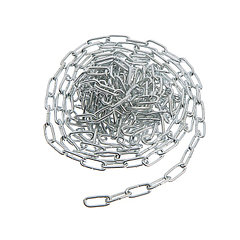 Цепь короткозвенная ТУНДРА krep, DIN766, диаметр 2 мм, сварная, оцинкованная, 3 м