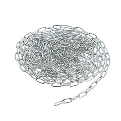 Цепь короткозвенная ТУНДРА krep, DIN766, диаметр 2 мм, сварная, оцинкованная, 5 м