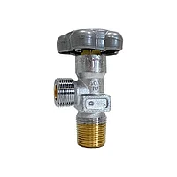 Вентиль CAVAGNA (Италия) с клапаном остат. давления для газ.баллона: углекислота, азот, гелий, аргон, кислород