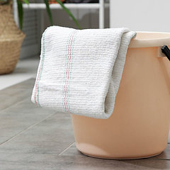 Тряпка для мытья пола Доляна, вискоза-ХПП, с оверлоком, 50×80 см, плотность 220 г/м, белая