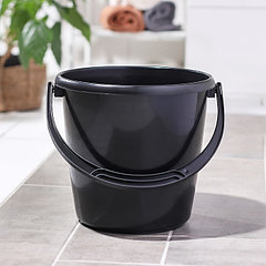 Ведро, 8 л, чёрное