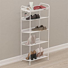 Обувница «Женева», 5 ярусов, 45×26×106 см, белая