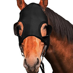 Успокаивающая маска для лошади, полиэстер, хлопок