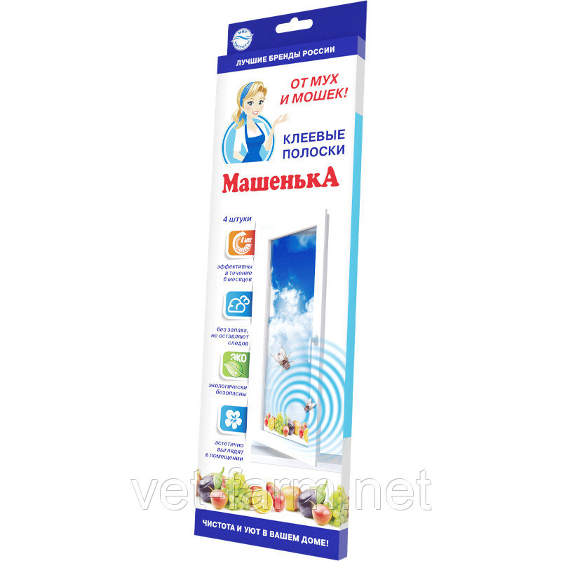 Клеевые оконные полоски Машенька (4 полоски), фото 1