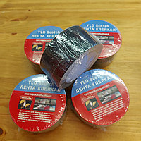 Черная лента клейкая Противоскользящая "YLD Scotch" 50мм*5м. Скотч антискользящий для ступеней, пола, паркинга. Амбразивный.