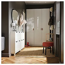 Пуф МЁРТФОРС, Diseröd красный, 47x47 см ИКЕА, IKEA, фото 4