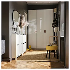 Пуф МЁРТФОРС, Diseröd темно-желтый , 47x47 см ИКЕА, IKEA, фото 4