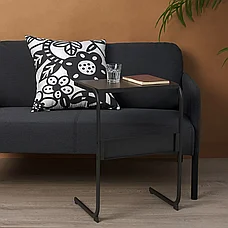 Стол приставной БРУКСВАРА, антрацит, 42x30 см ИКЕА, IKEA, фото 5