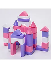 Строительный набор, 41 элемент, 60*60, цвет розовый