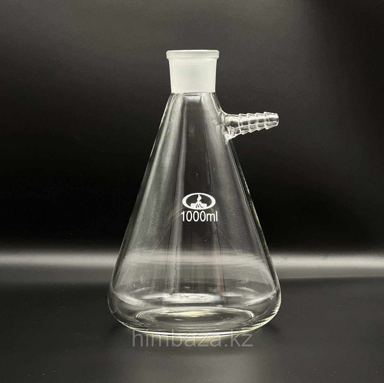 Колба со шлифом 2-1000-29/32, с тубусом (Бунзена), ТС, фото 1