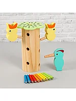 Игра Червячки и птички для развития, 18,5х10,7