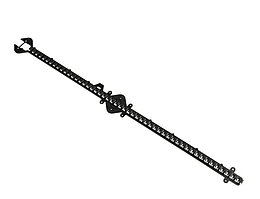 DEVIclip™ C-C. Лента монтажная пластиковая 1 м (10 шт).