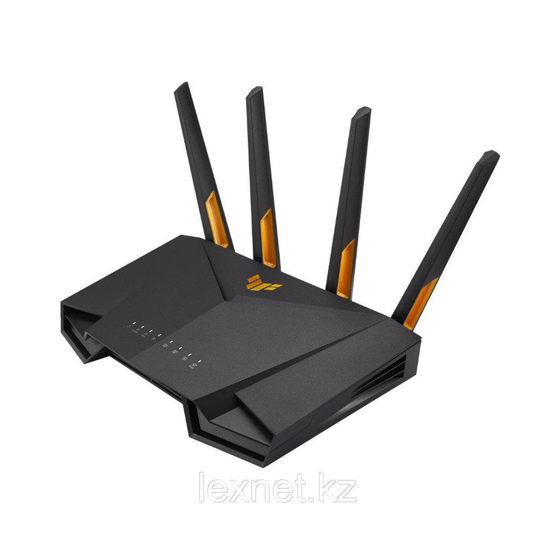 Сетевой маршрутизатор со встроенной беспроводной точкой доступа, ASUS, TUF-AX4200, 802.11/n/ac/ax, AX4200, 1 порт 2,5G WAN, 4 порт