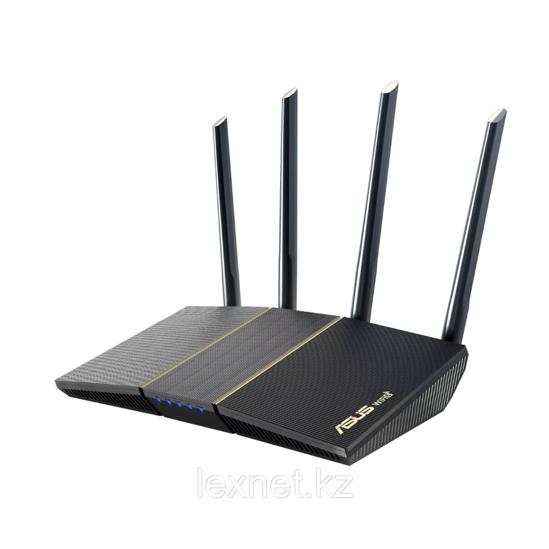 Сетевой маршрутизатор со встроенной беспроводной точкой доступа, ASUS, RT-AX57, 802.11/n/ac/ax, AX3000, 1 порт 10/100/1000M WAN, 4