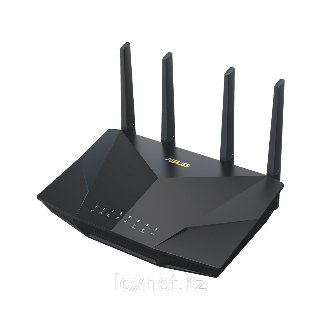 Сетевой маршрутизатор со встроенной беспроводной точкой доступа, ASUS, RT-AX5400, 802.11/n/ac/ax, AX5400, 1 порт 10/100/1000M WAN,
