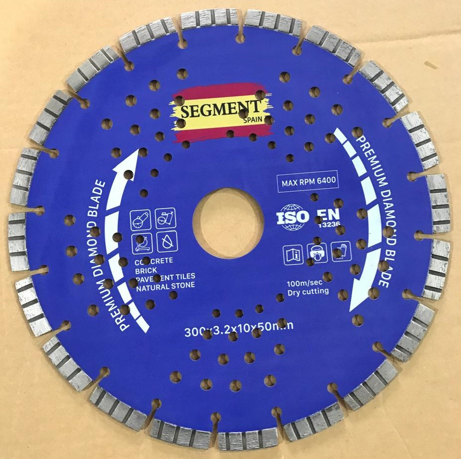 Алмазный диск Segment LWGC 300х10х3.2х50 мм турбосегментный (Универсальный)