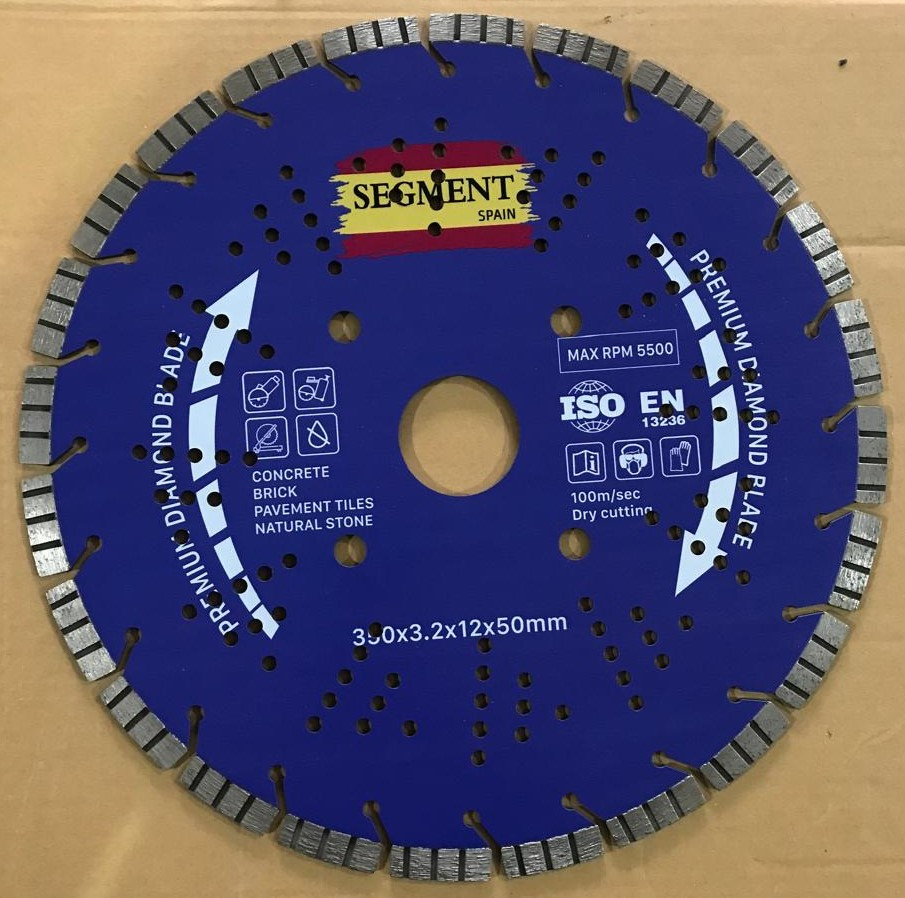 Алмазный диск Segment LWGC 350х12х3.2х50 мм турбосегментный (Универсальный)