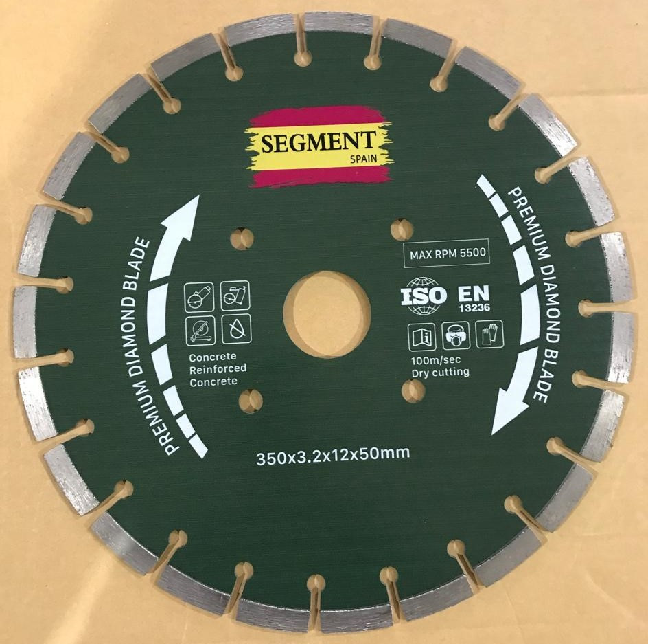 Алмазный диск Segment LWCD 350х12х3.2х50 мм сегментный (Бетон, Брусчатка, Камень)