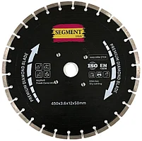 Алмазный диск Segment LWACA 450х12х3.6х50 мм сегментный (Асфальт, Бетон, Брусчатка, Камень)