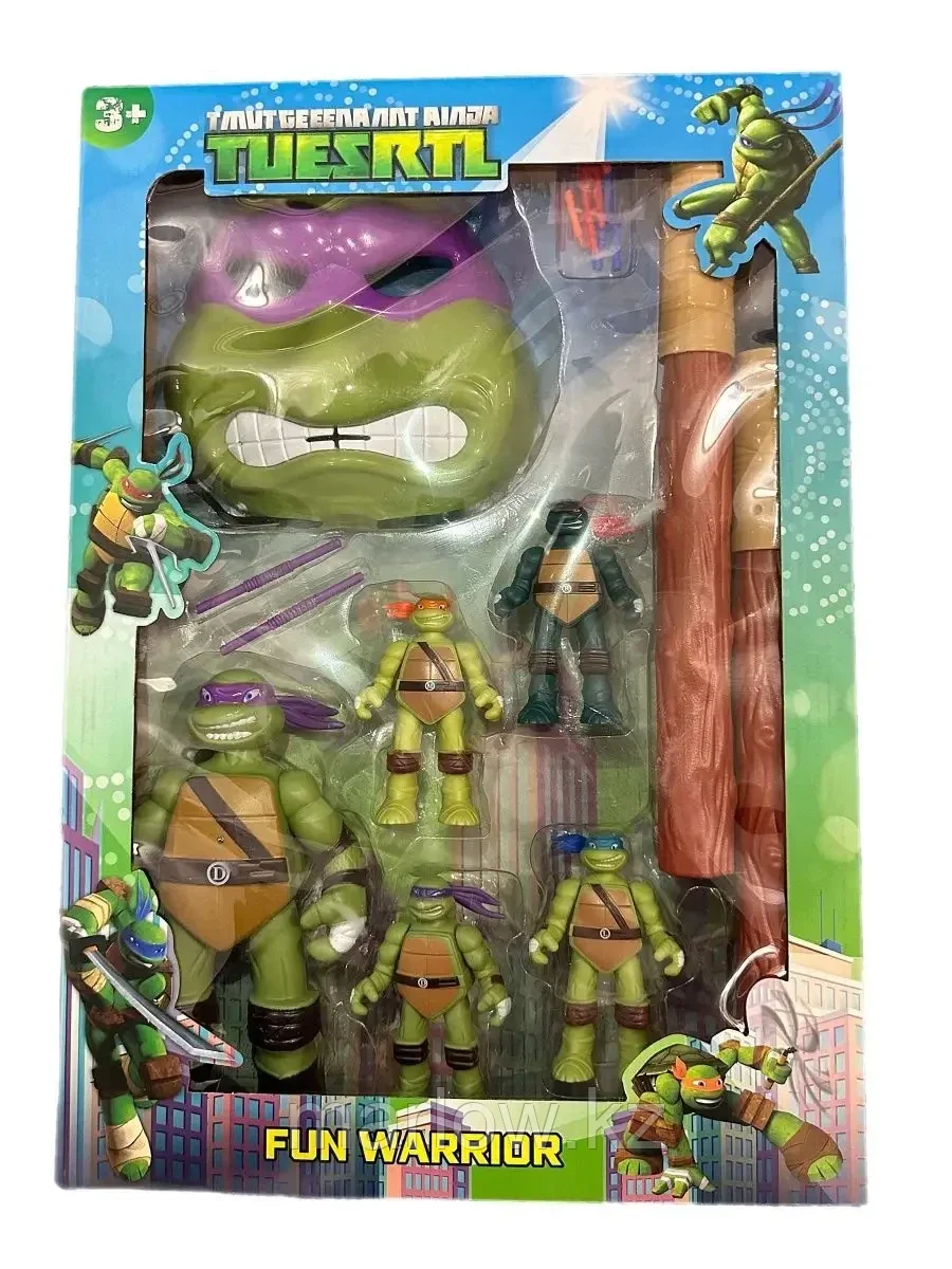 Черепашки ниндзя большой набор с маской и фигуркой