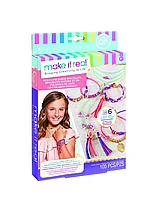 Набор для творчества собери браслет "Золото и замша"