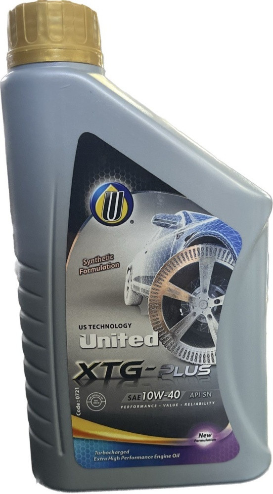 Моторное масло Полусинтетическое United Oil XTG-Plus 10W-40 1 л